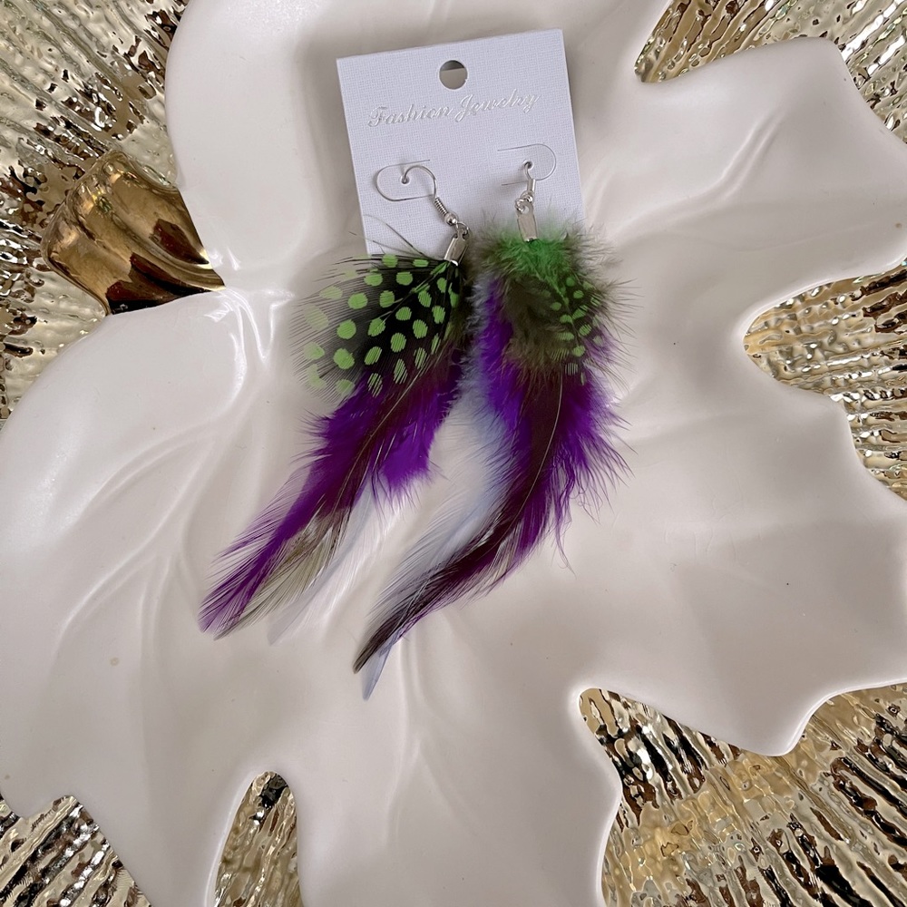 Beautiful Feather Earrings
